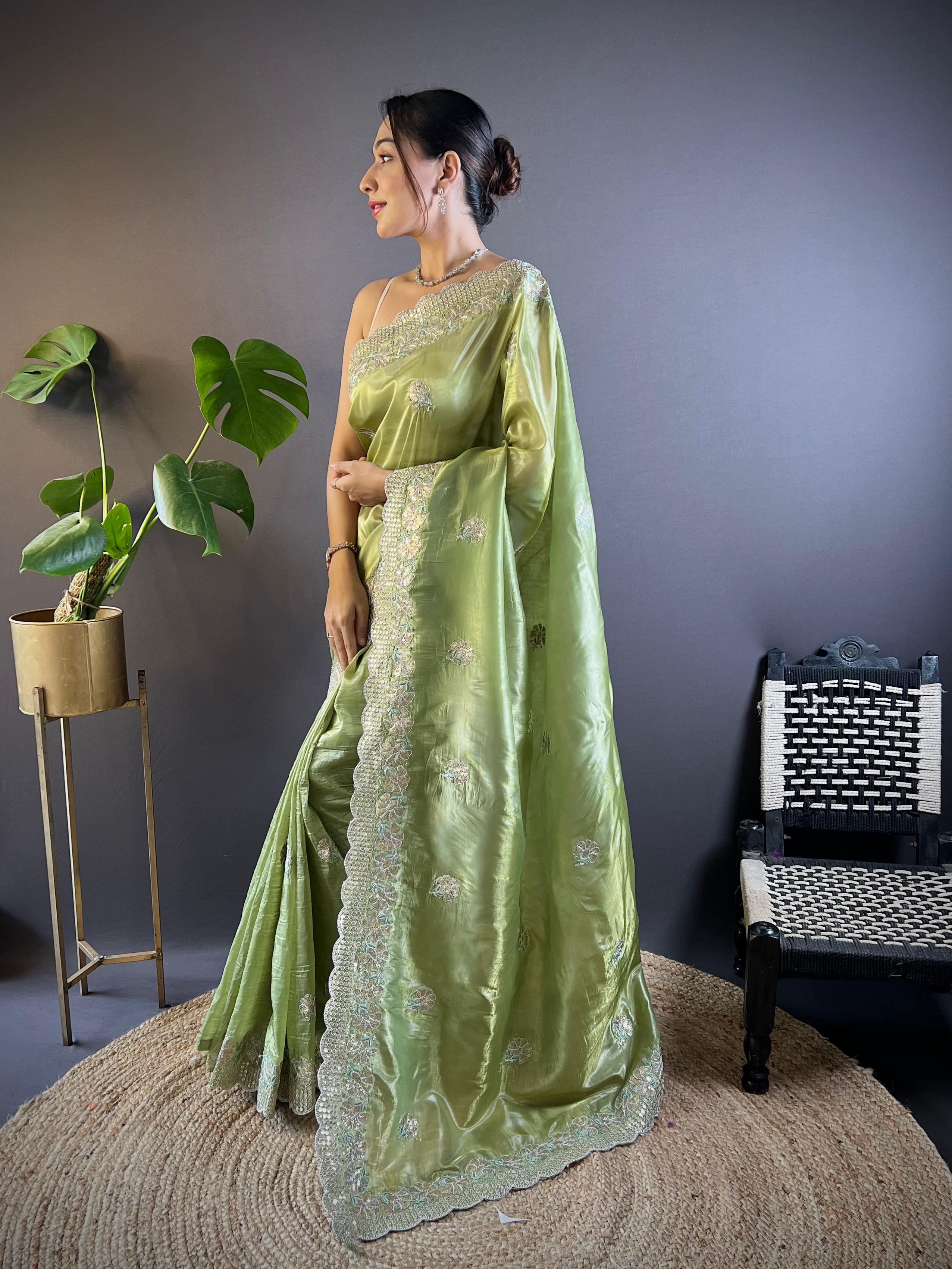 Crunchy Silk Saree