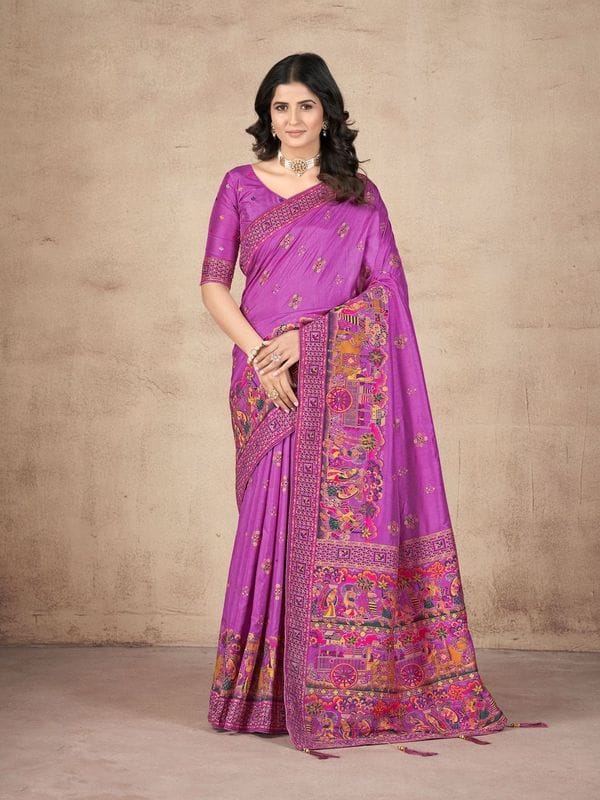 Pashmina Saree