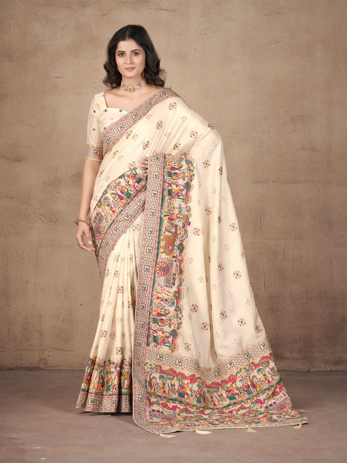 Pashmina Saree