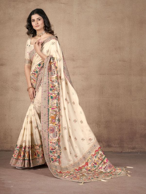 Pashmina Saree