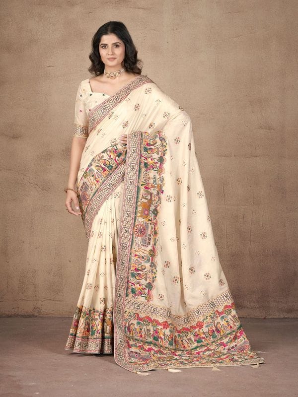 Pashmina Saree