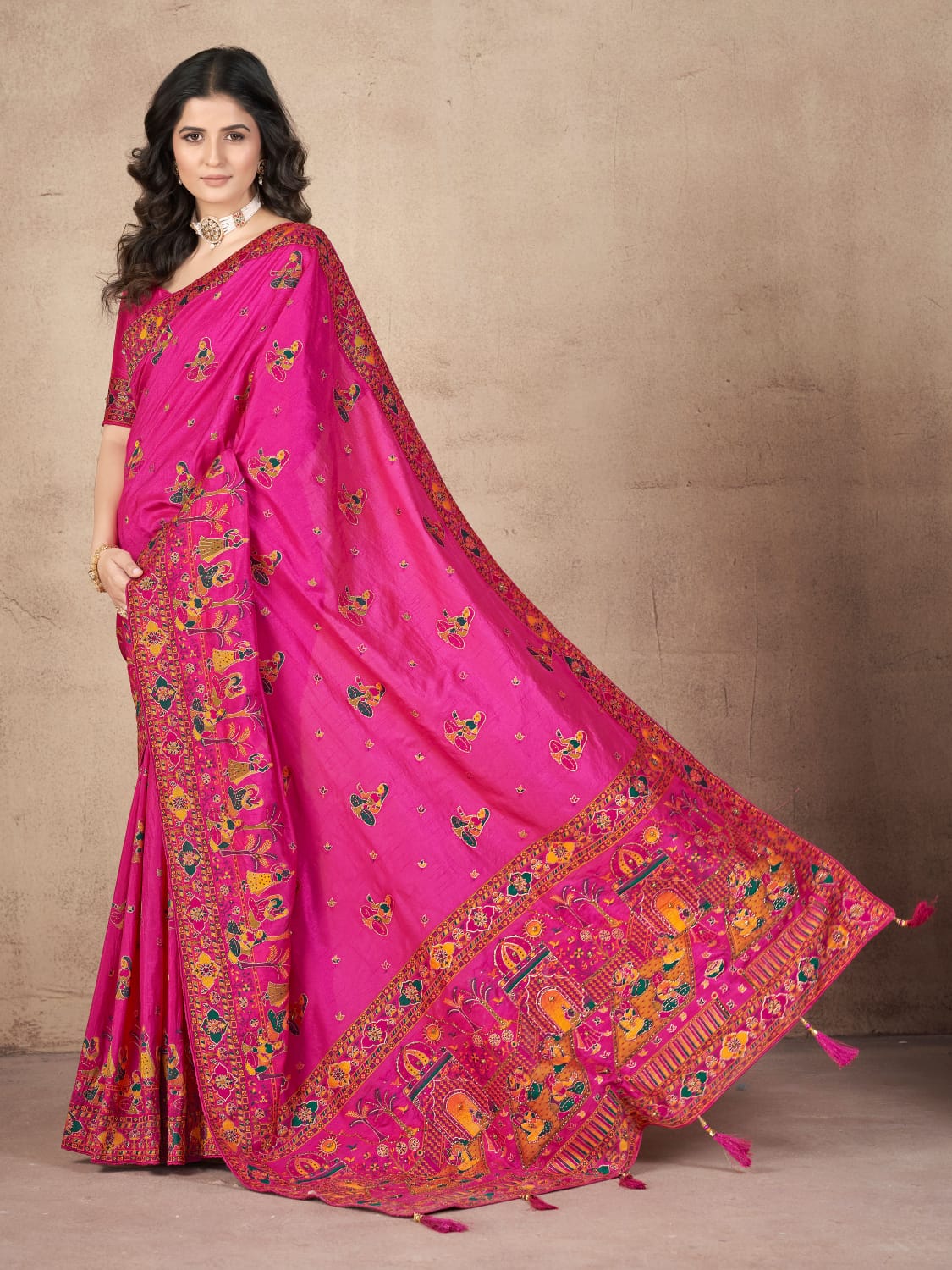 Pashmina Saree