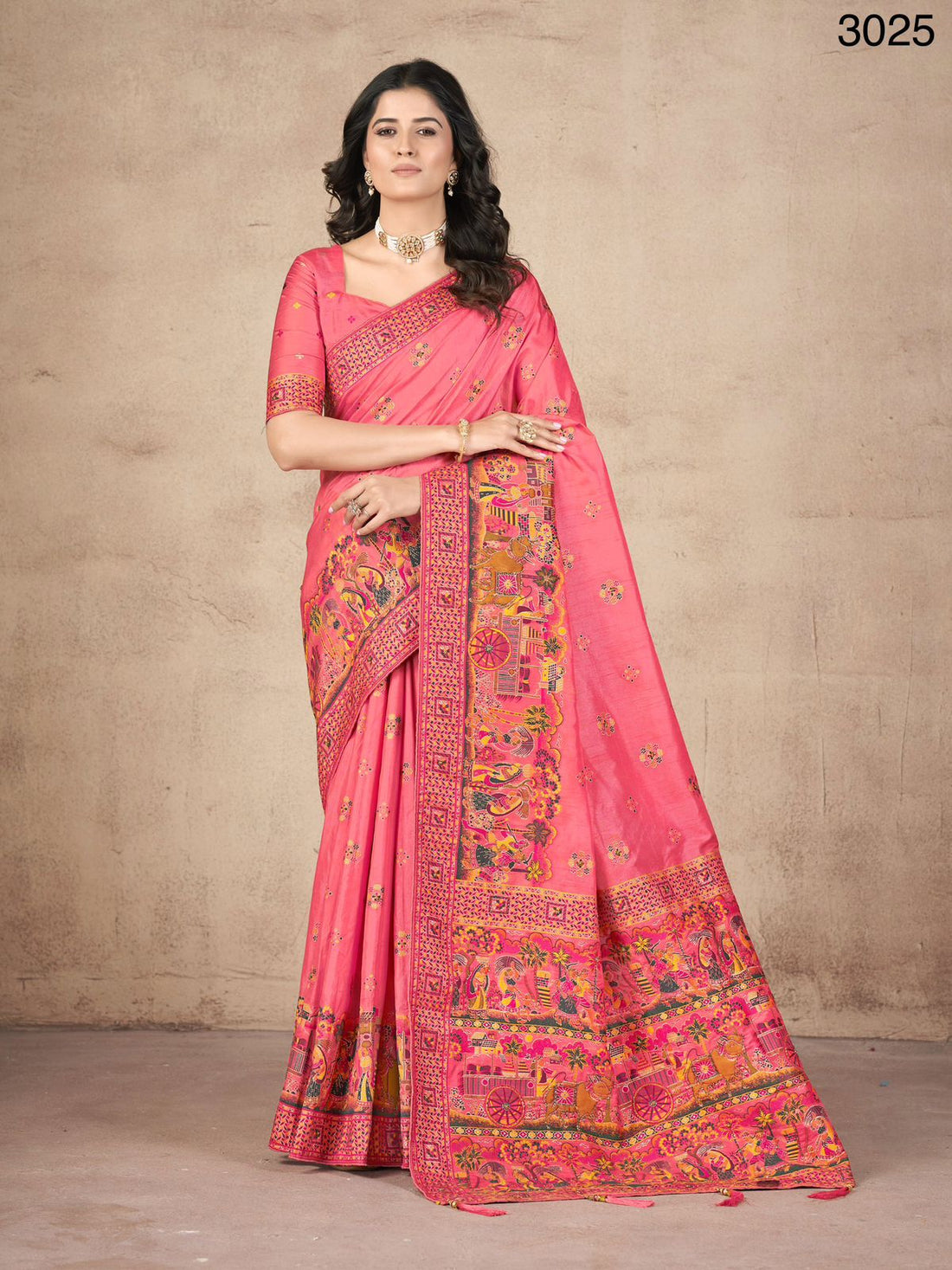 Pashmina Silk Saree