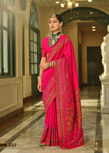 Kashmiri Pashmina Silk Saree