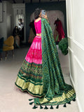 Gajji Silk Lehenga Choli