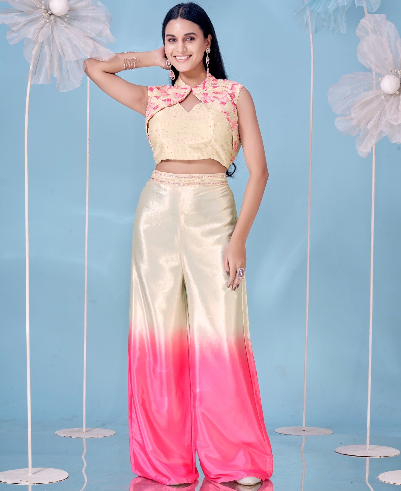 Crop Top Suit