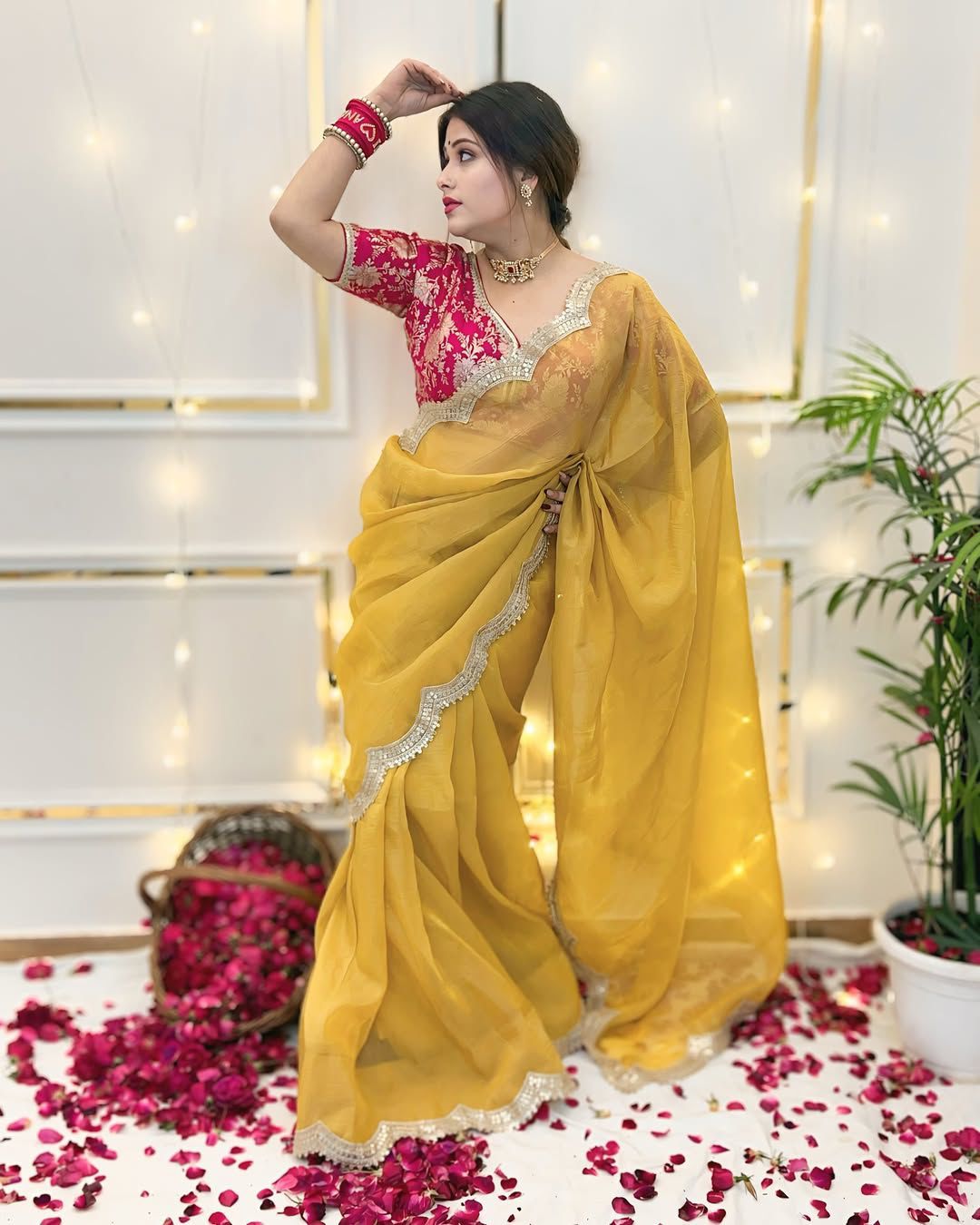 Tissue Saree