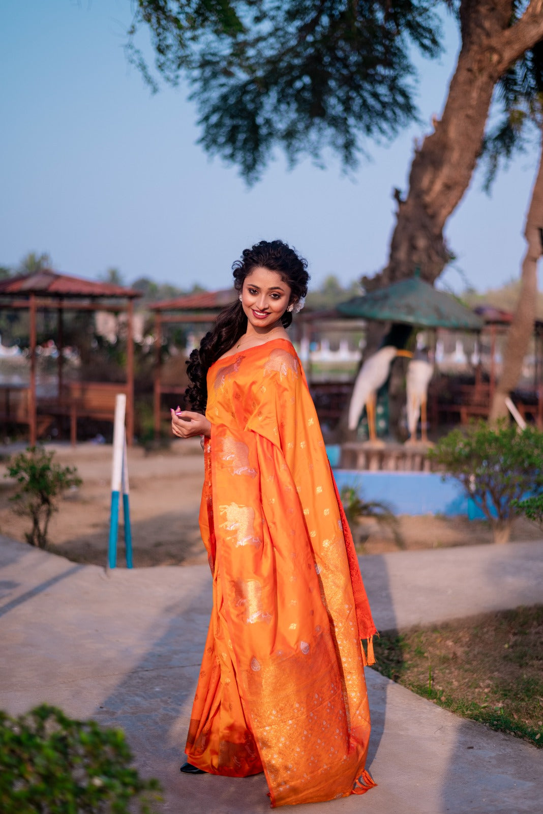 Moonga Silk Saree