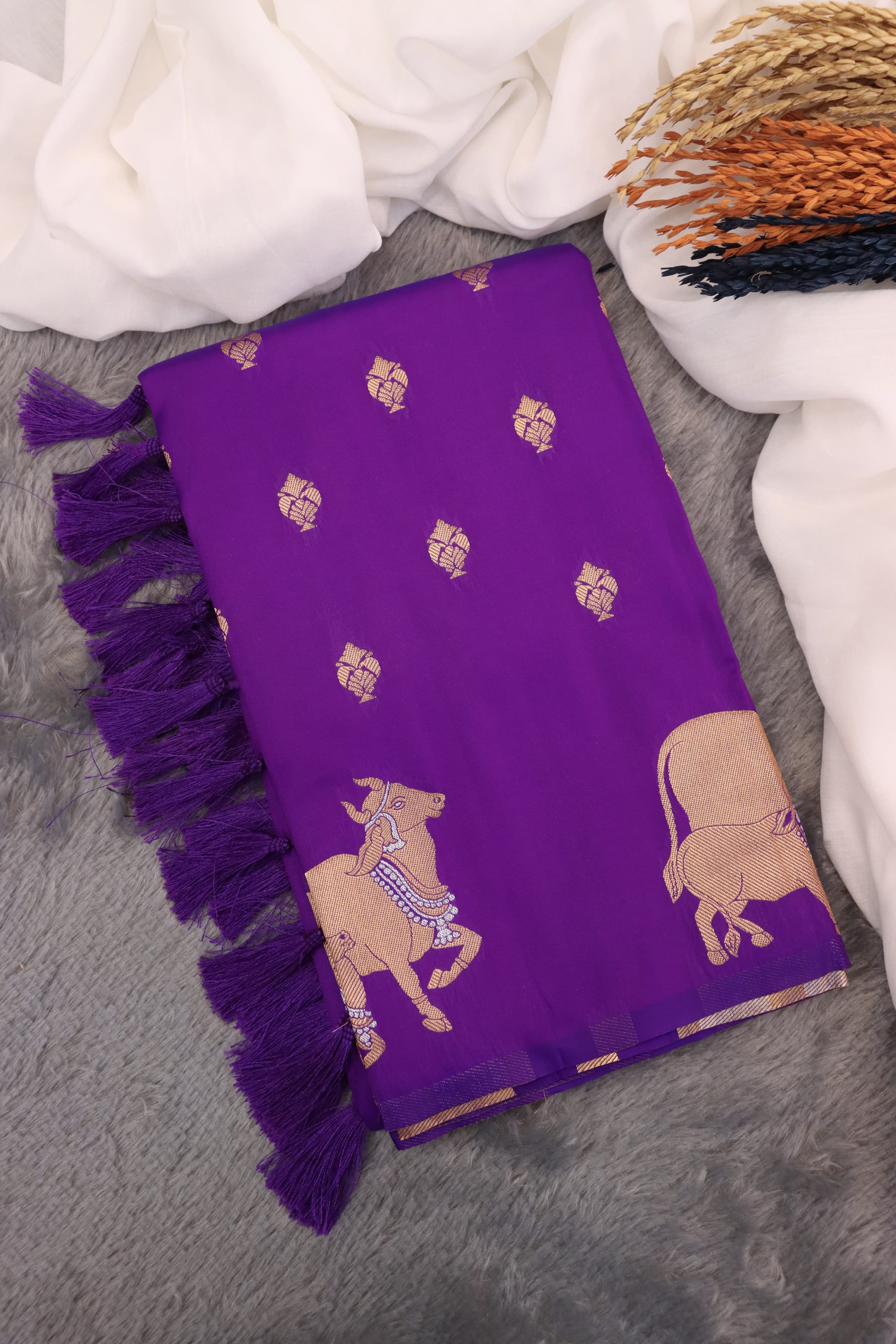 Moonga Silk Saree