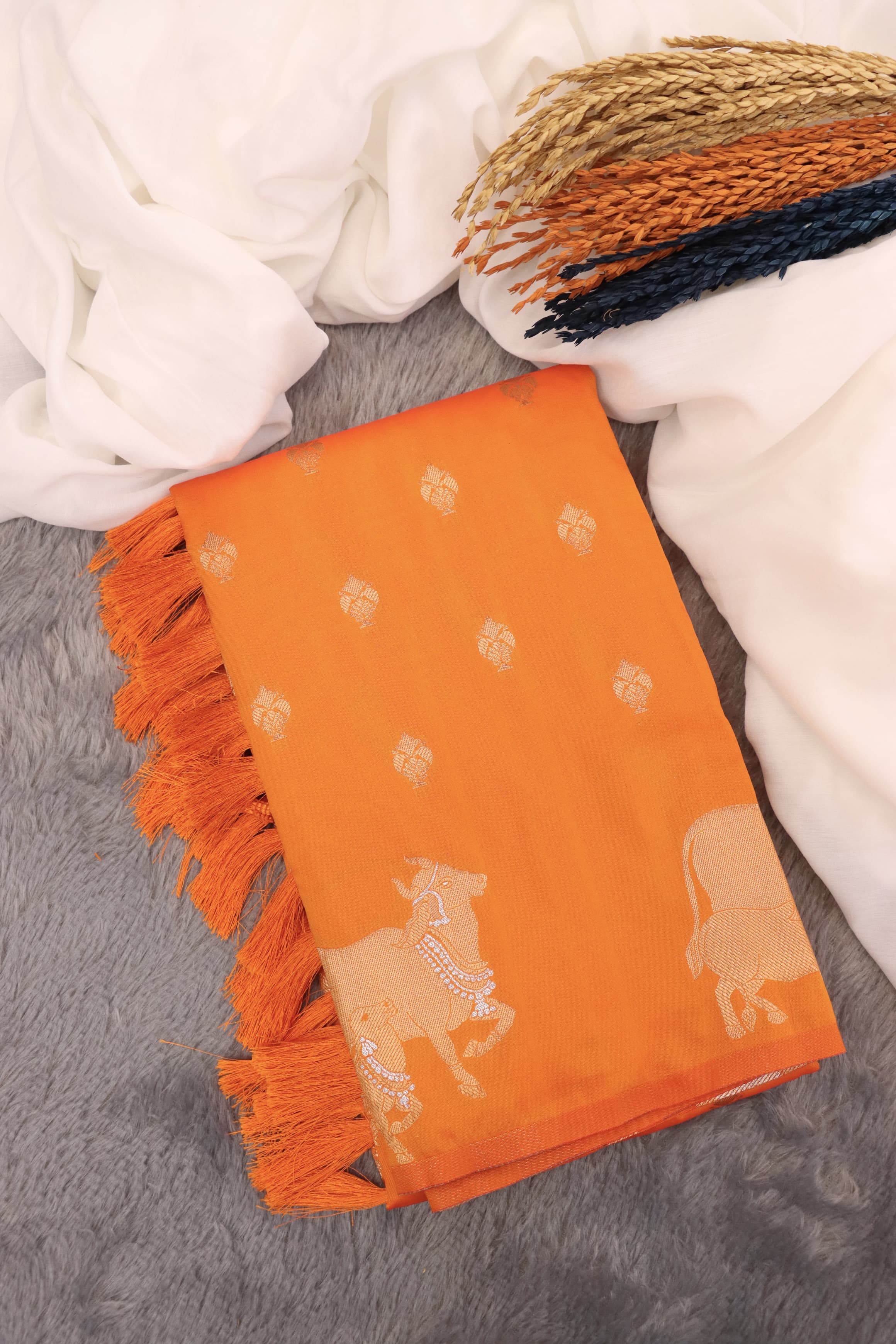 Moonga Silk Saree