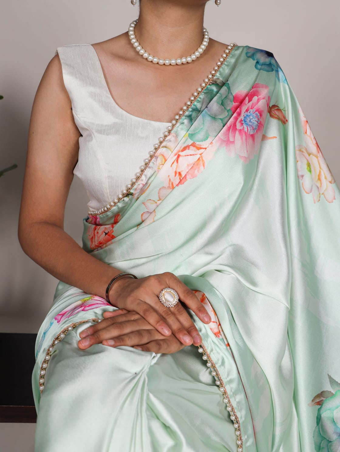 Satin Silk Saree