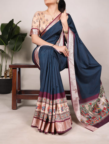 Tussar Saree