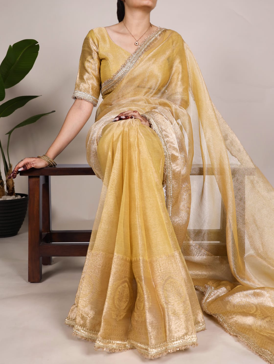 Tissue Saree