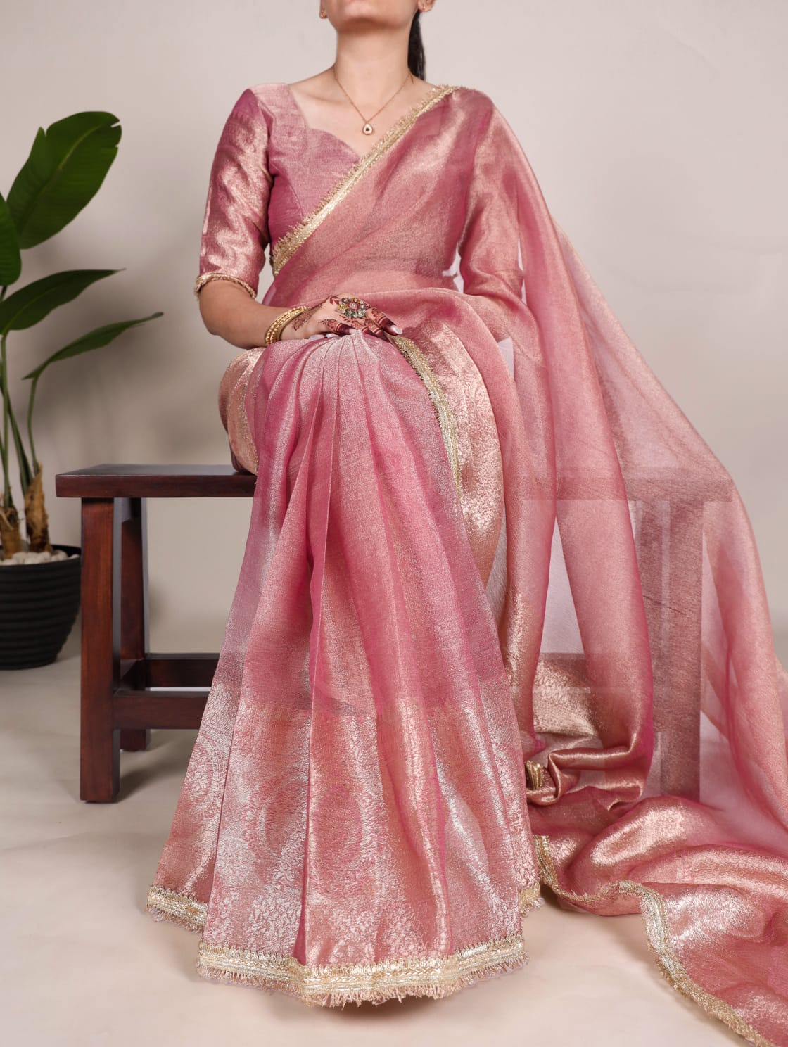 Tissue Saree