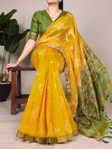 Printed saree