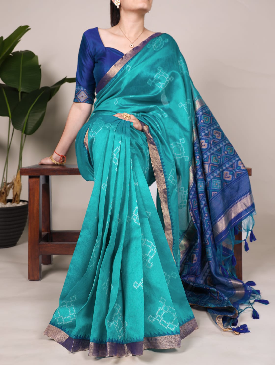 Printed saree
