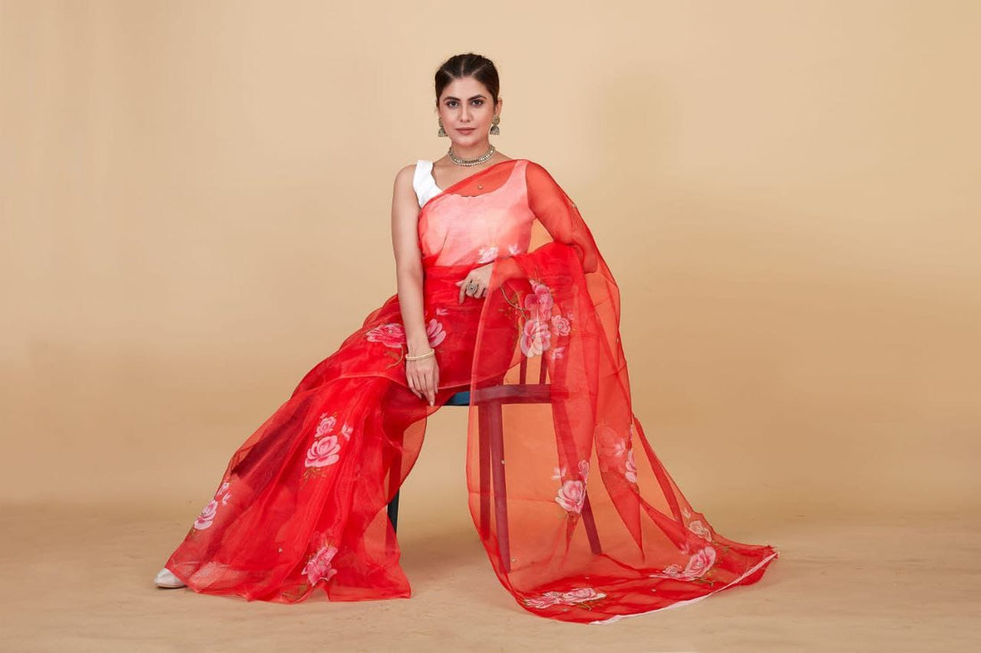 Organza Saree