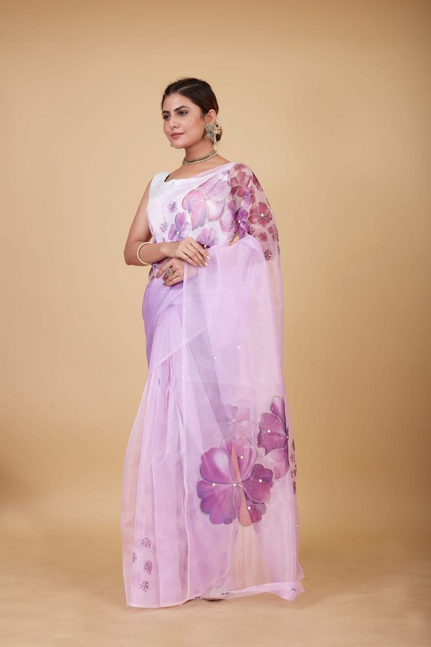 Organza Saree