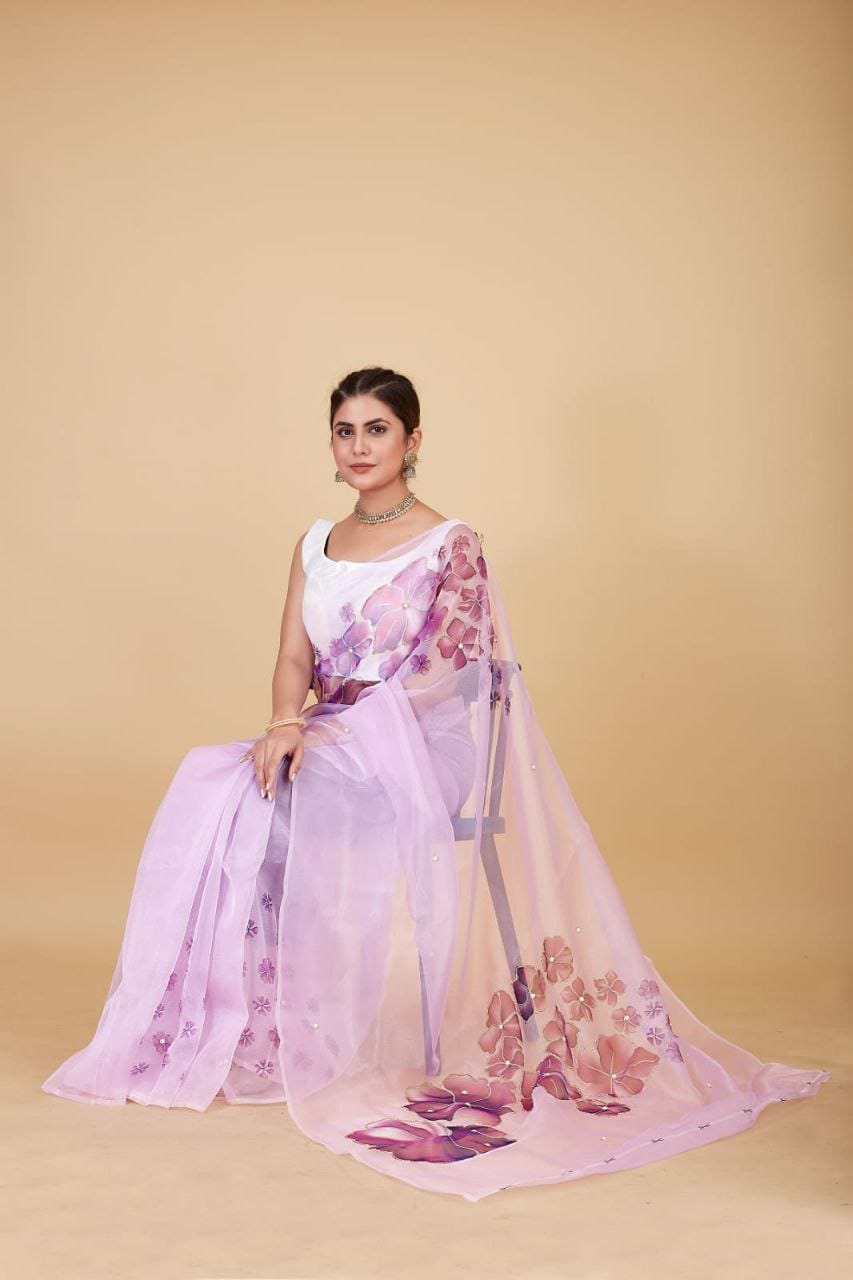 Organza Saree