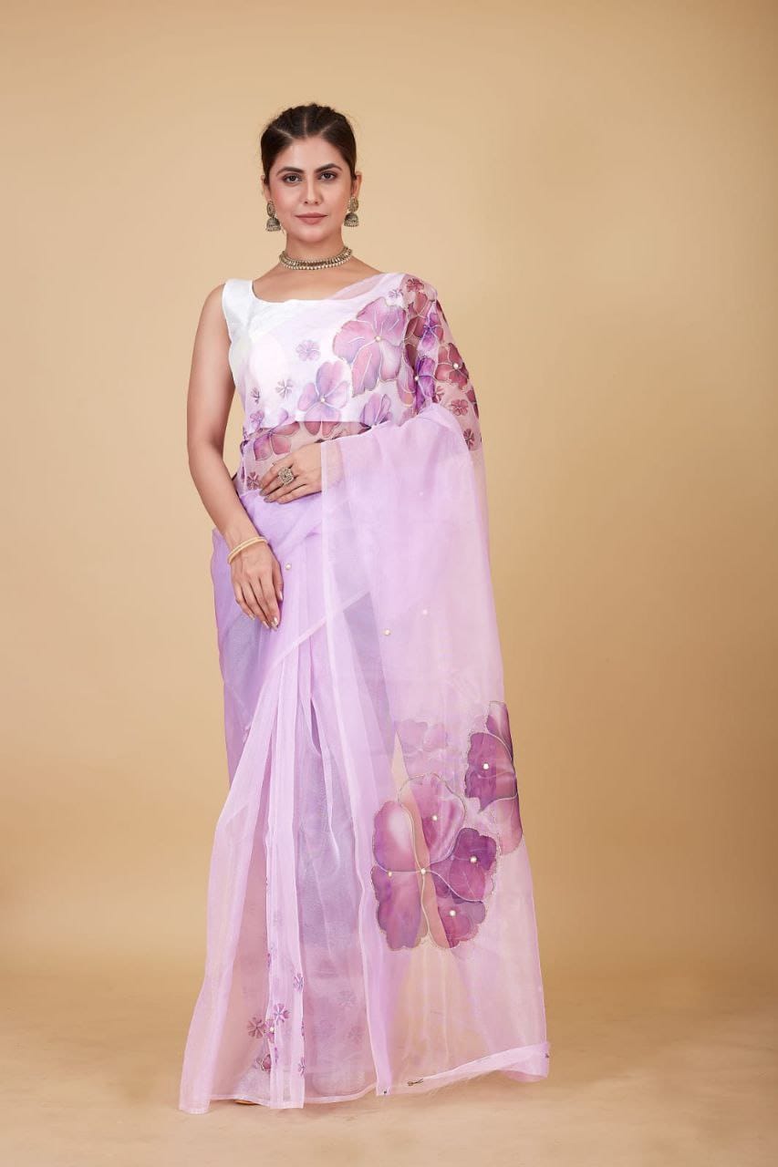 Organza Saree