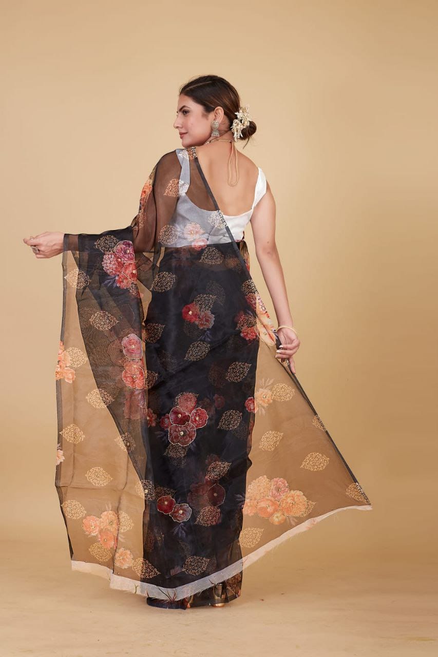 Organza Saree