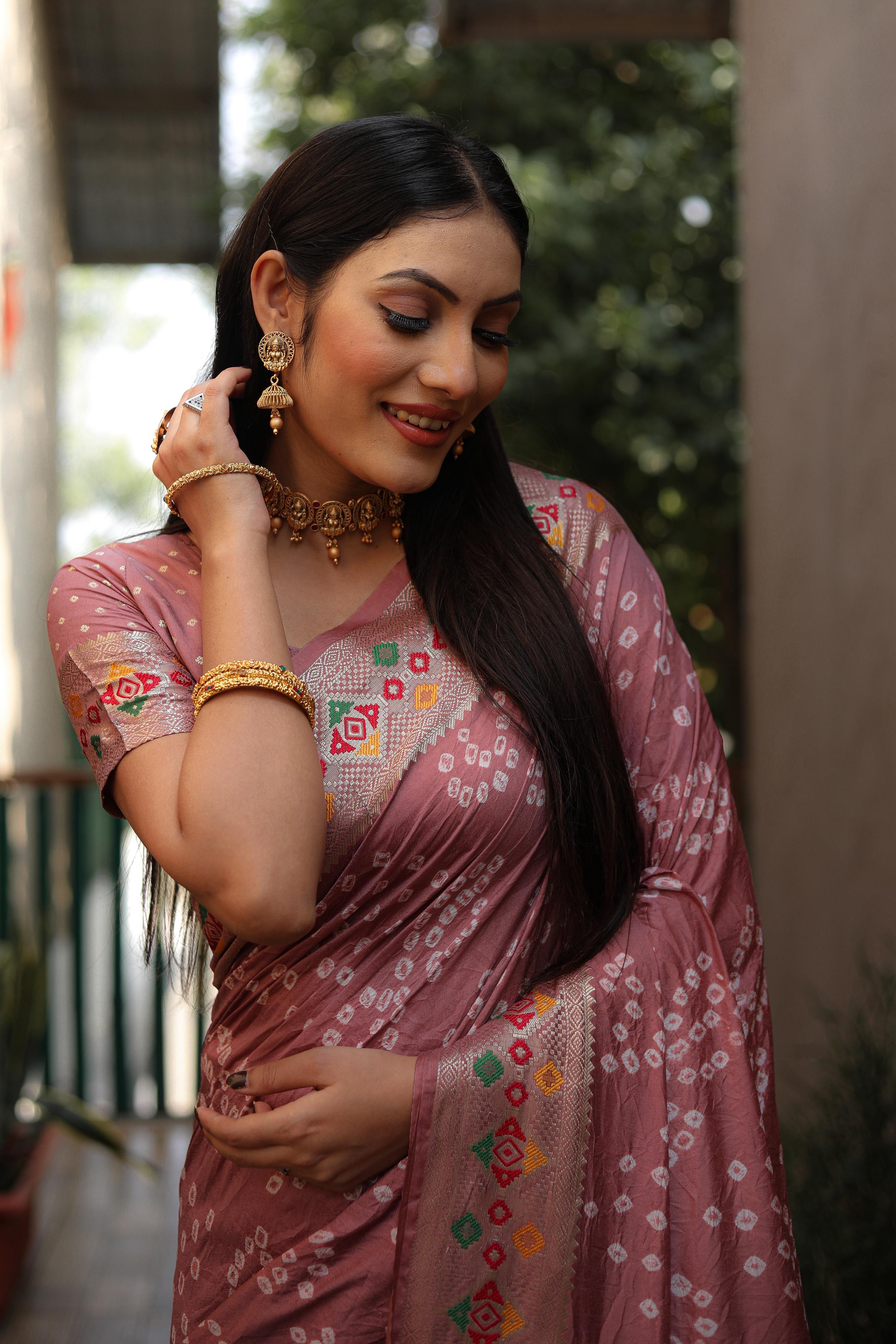 Bandhej Saree