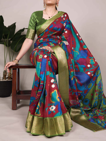 Tissue Saree