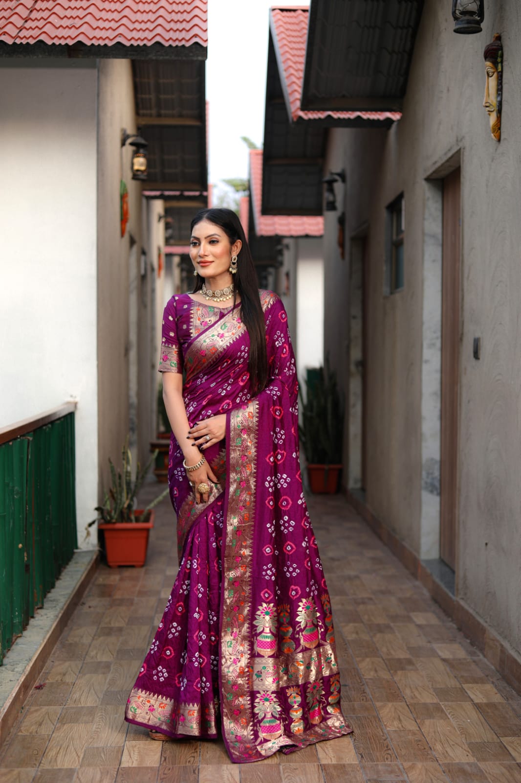 Bandhani Saree