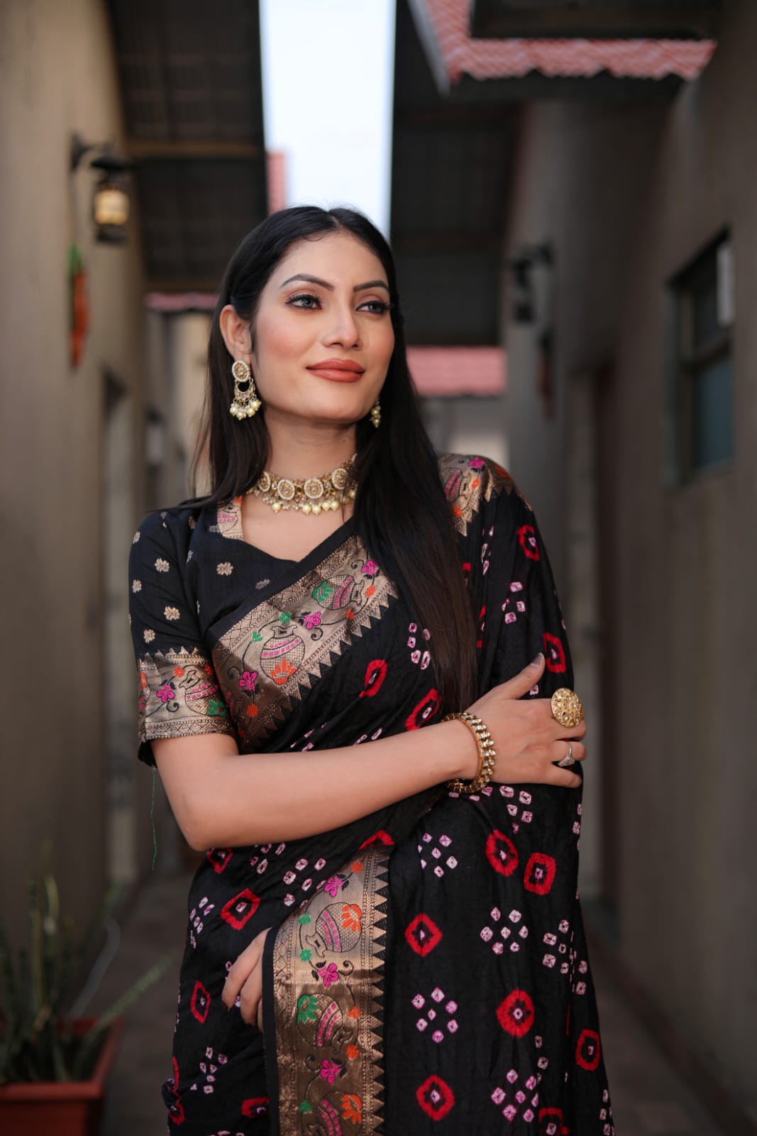 Bandhani Saree
