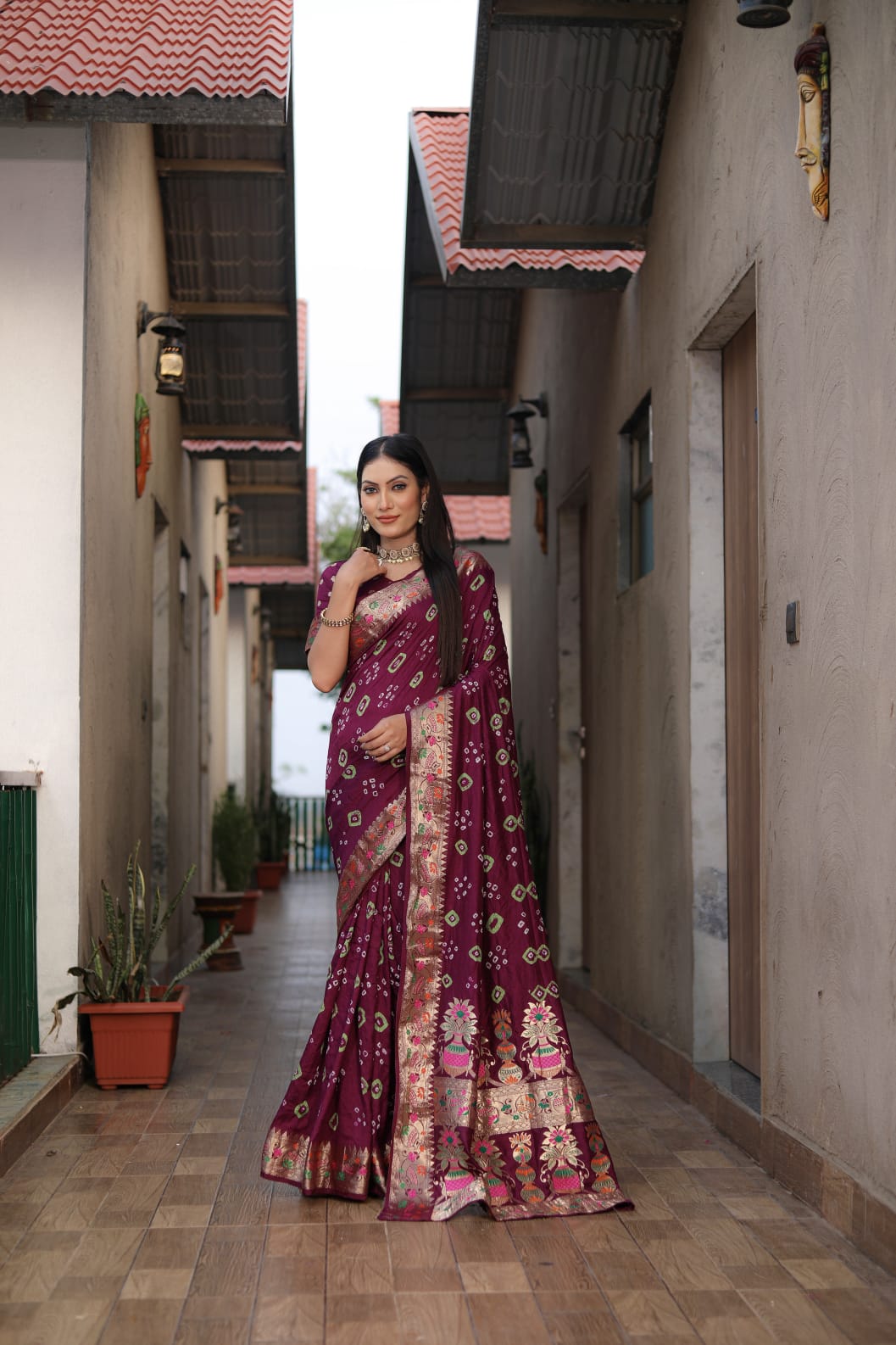 Bandhani Saree