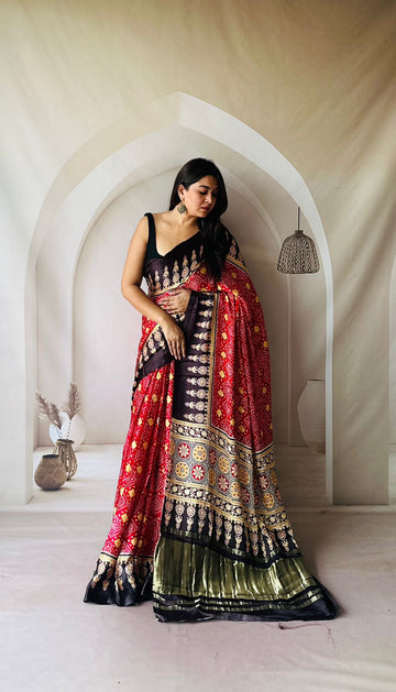 Gajji Silk Saree
