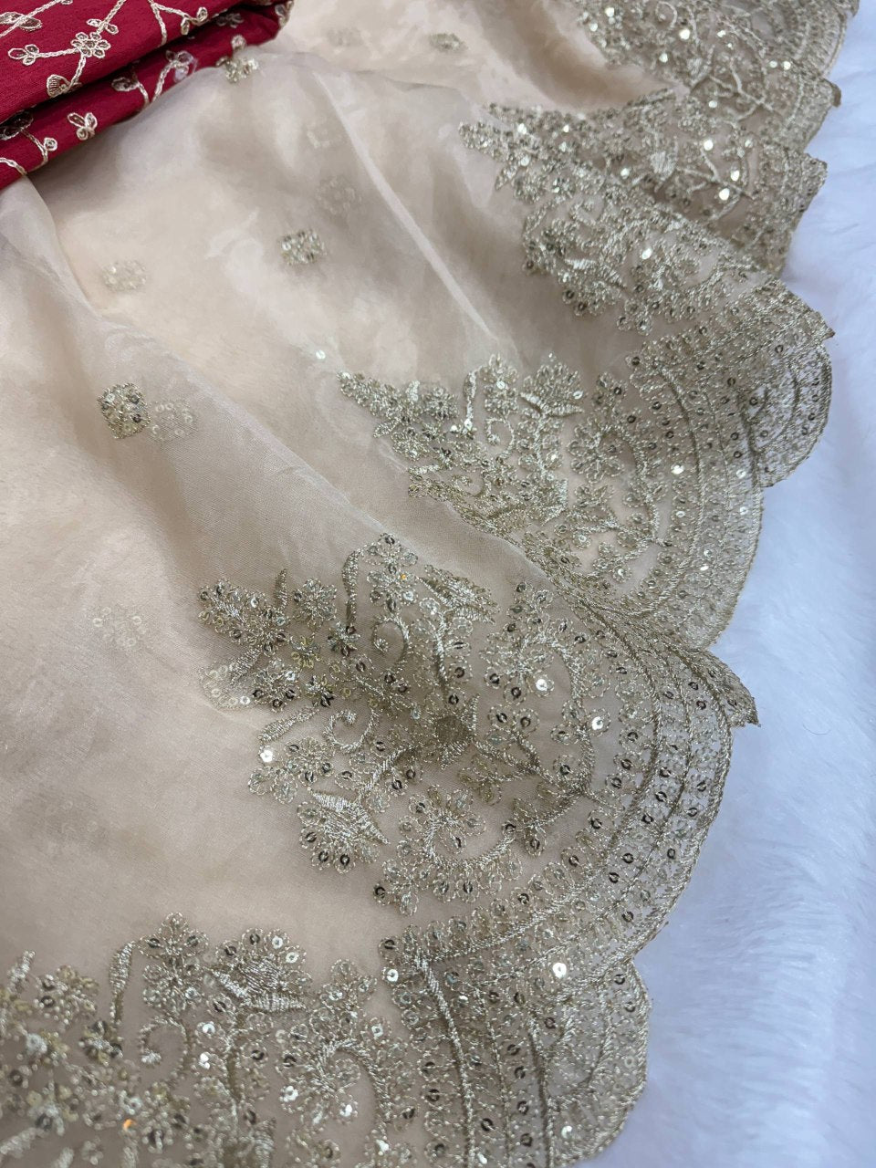 Sequins Saree