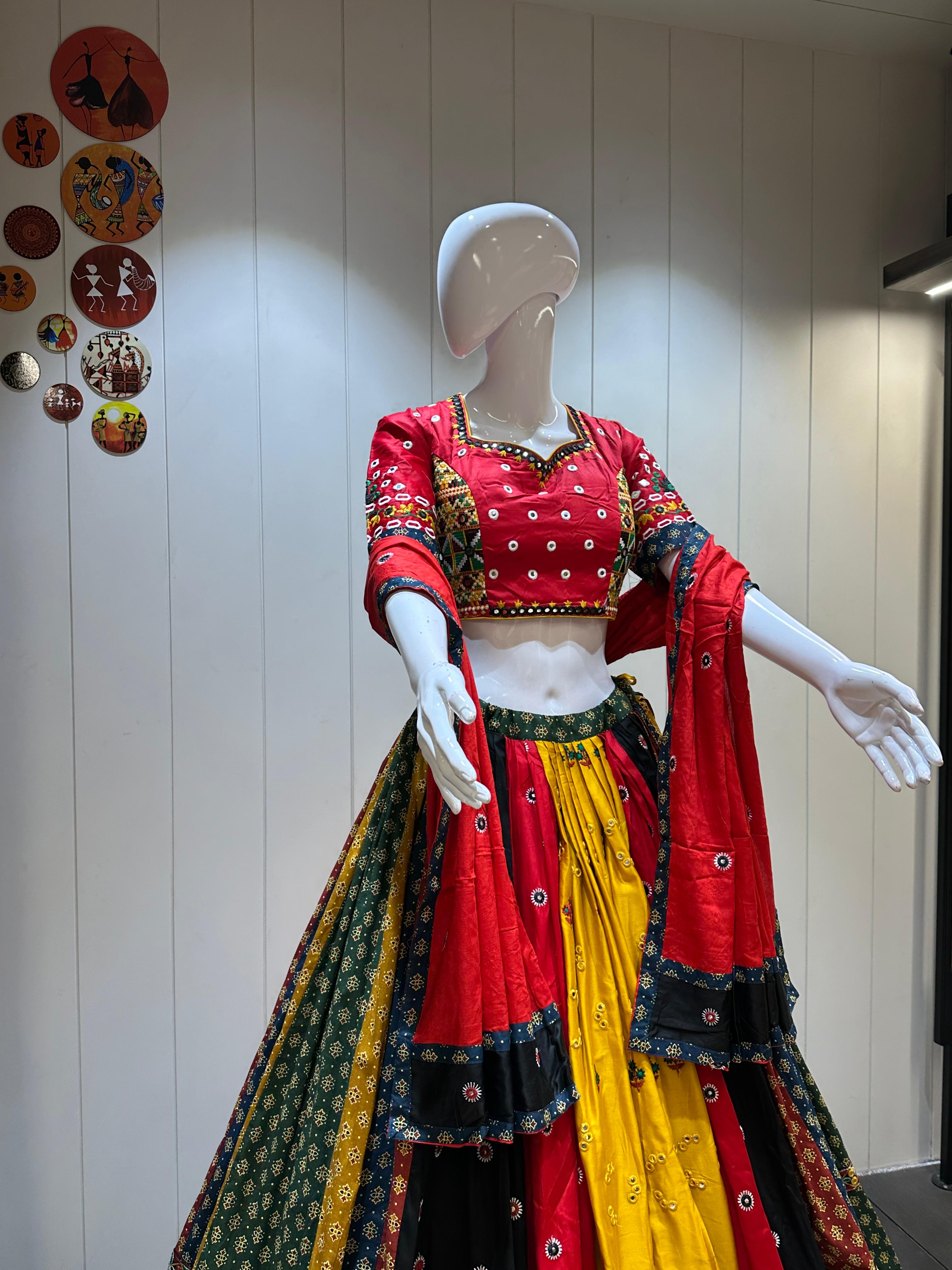 Designer Ethnic Lehenga Choli Set for Navratri Dance Nights 2025