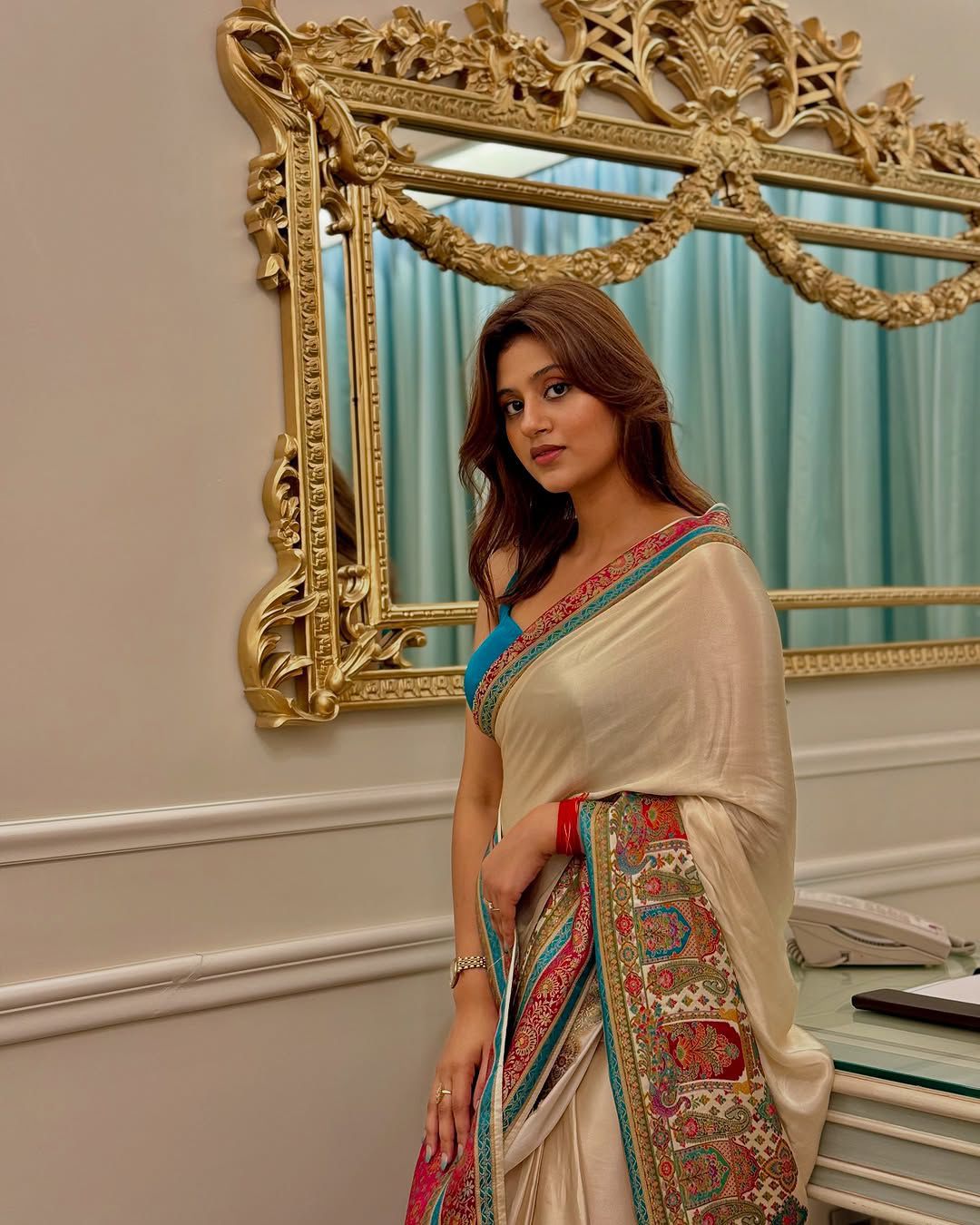 Satin Saree