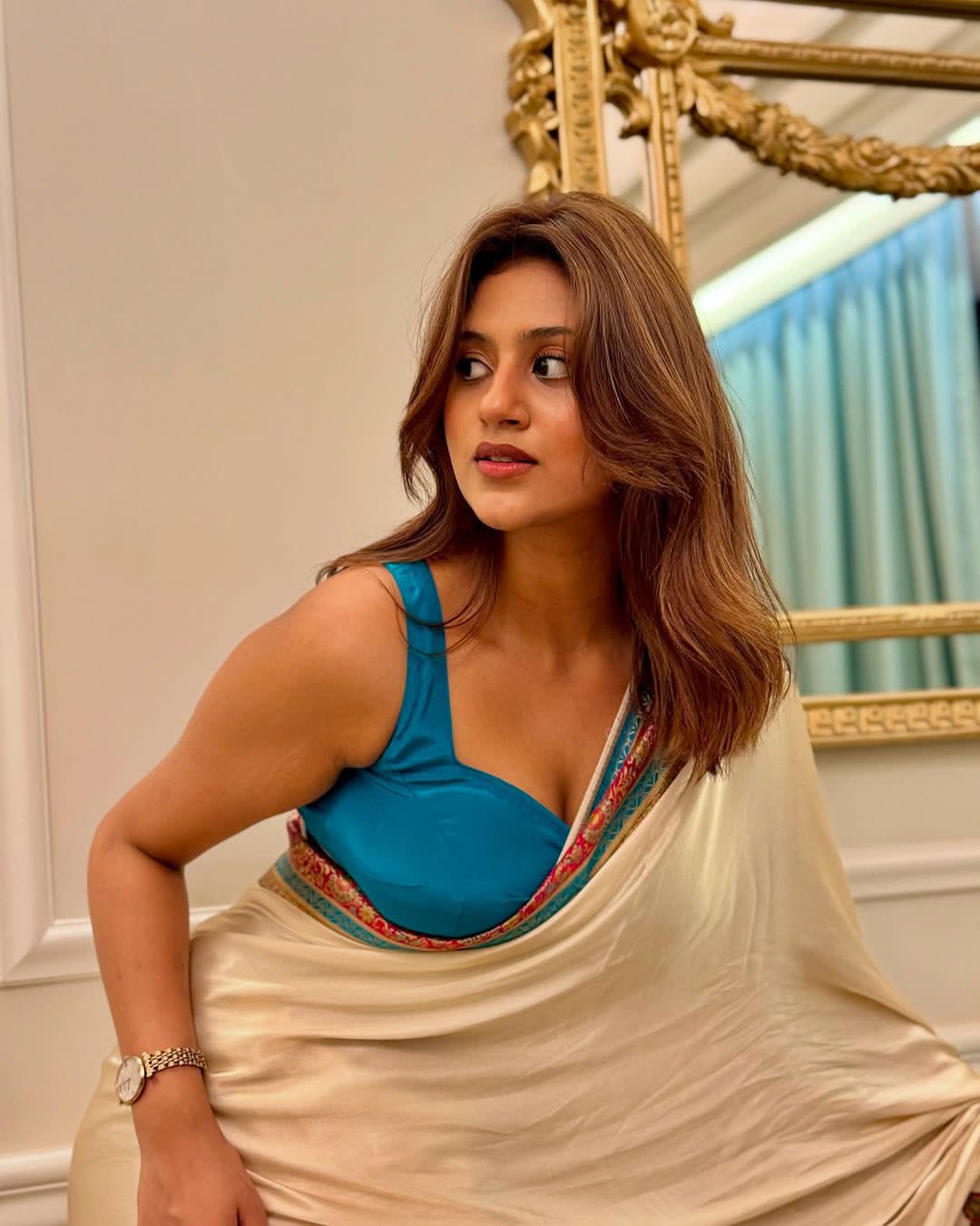 Satin Saree