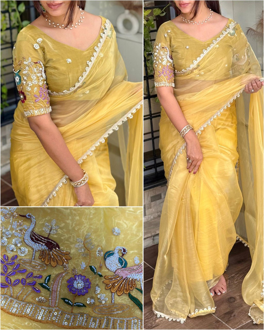 Organza Saree