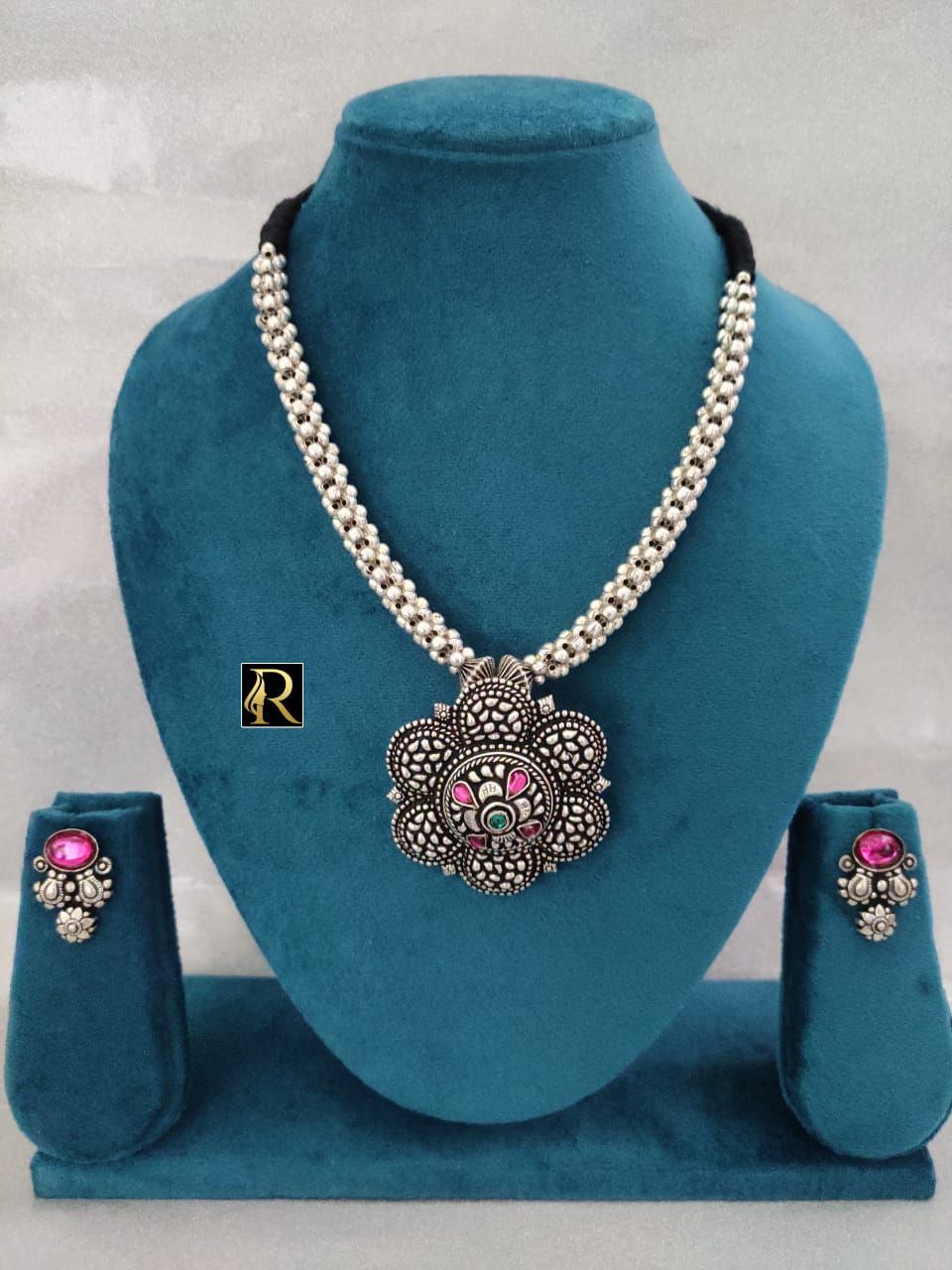 Oxidised Necklace