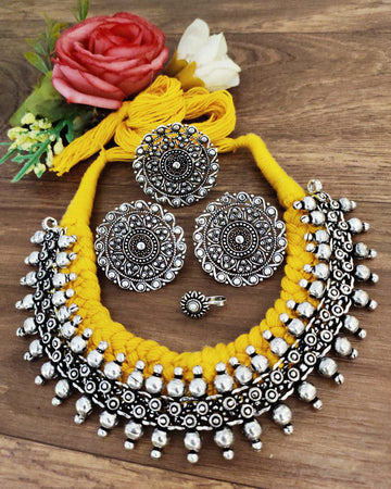 Oxidised Necklace