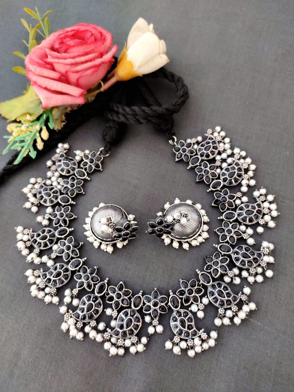 Oxidised Necklace