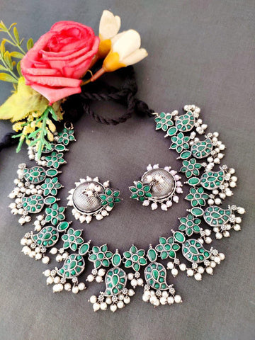 Oxidised Necklace