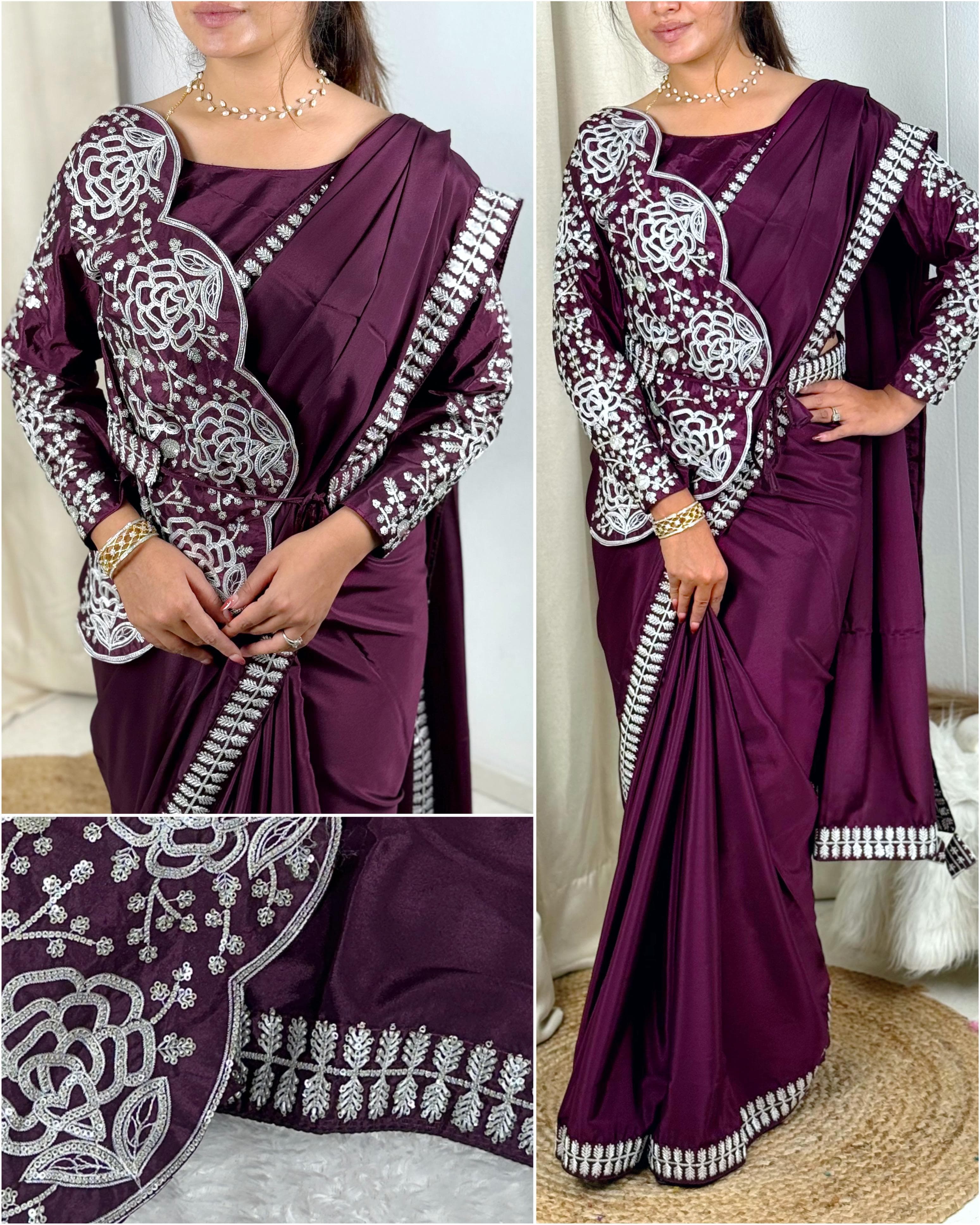 Jacket Saree
