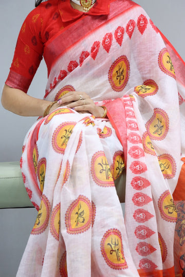 Durga Puja Saree