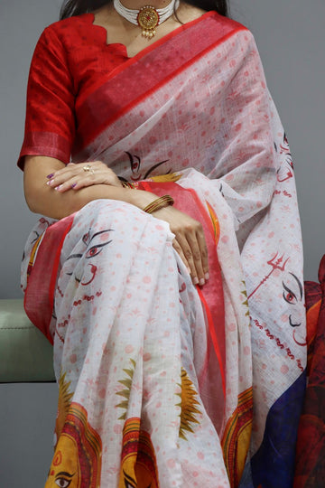 Durga Puja Saree