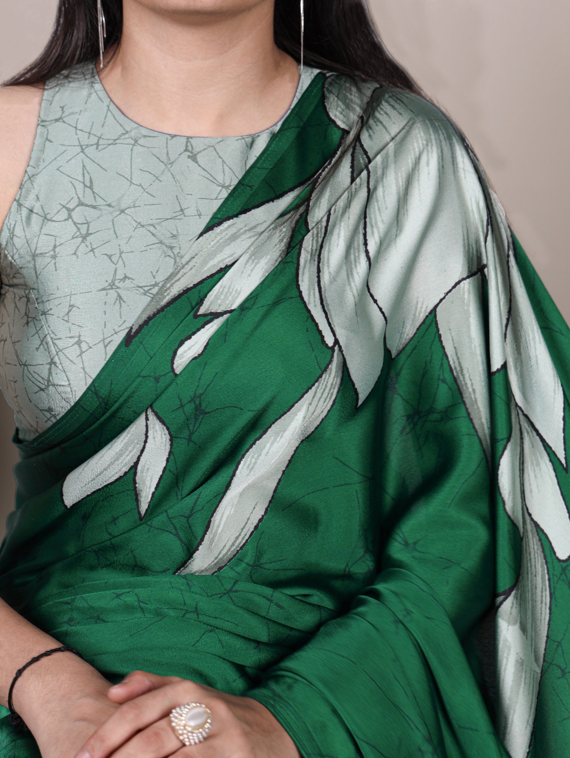 Satin Saree