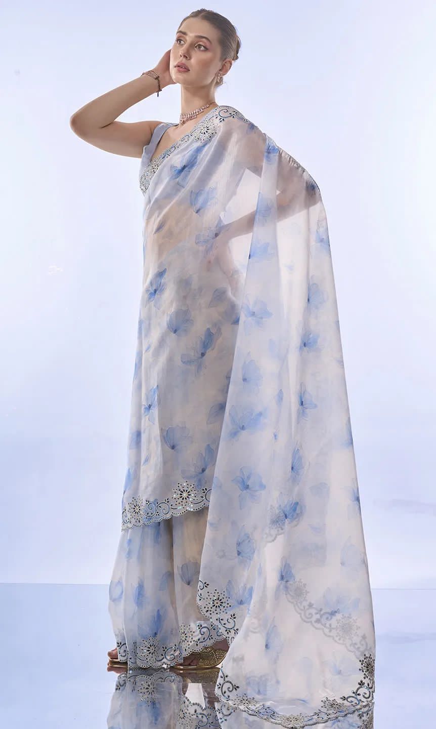 Sequins Saree