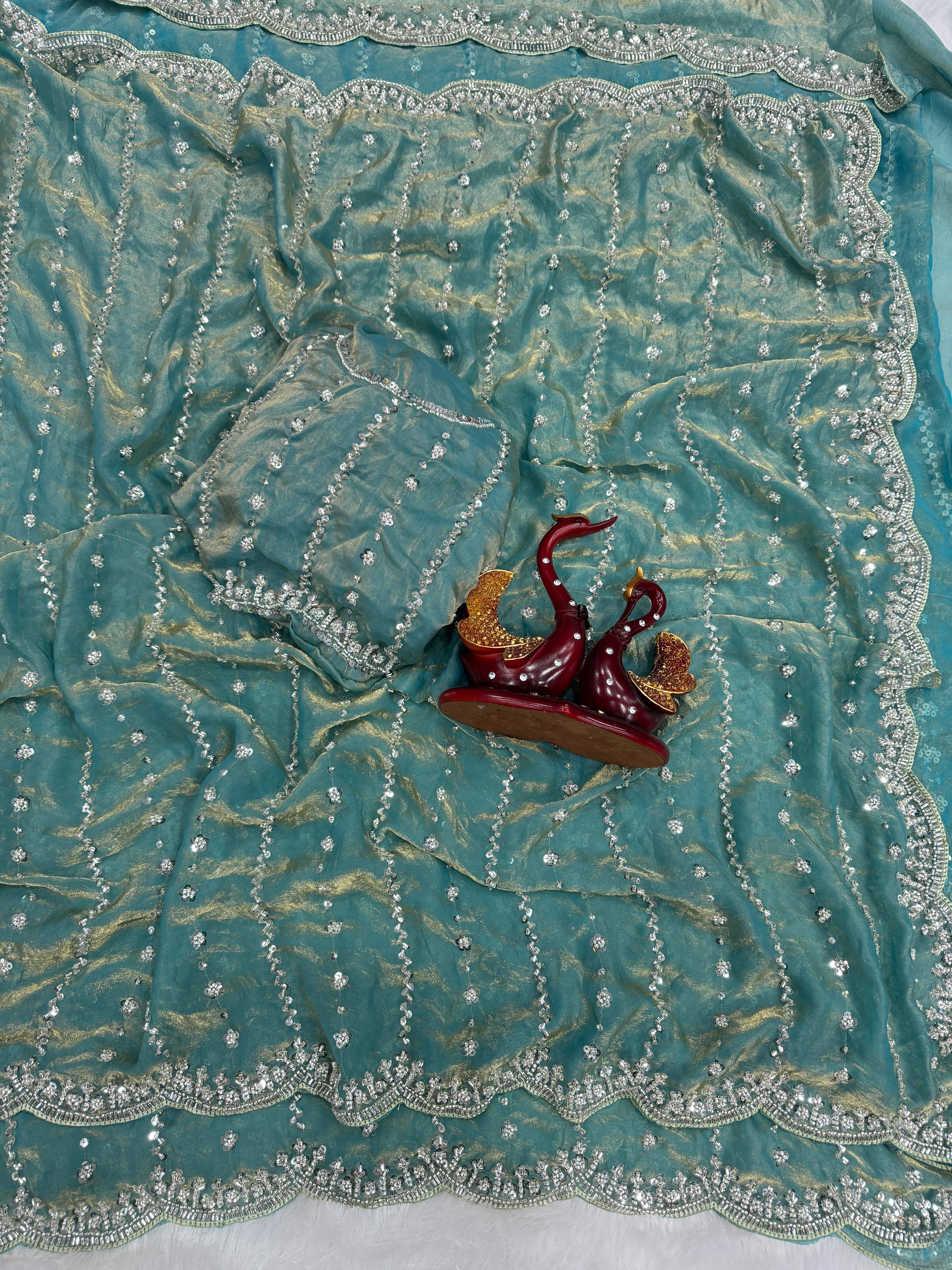 Sequins Saree