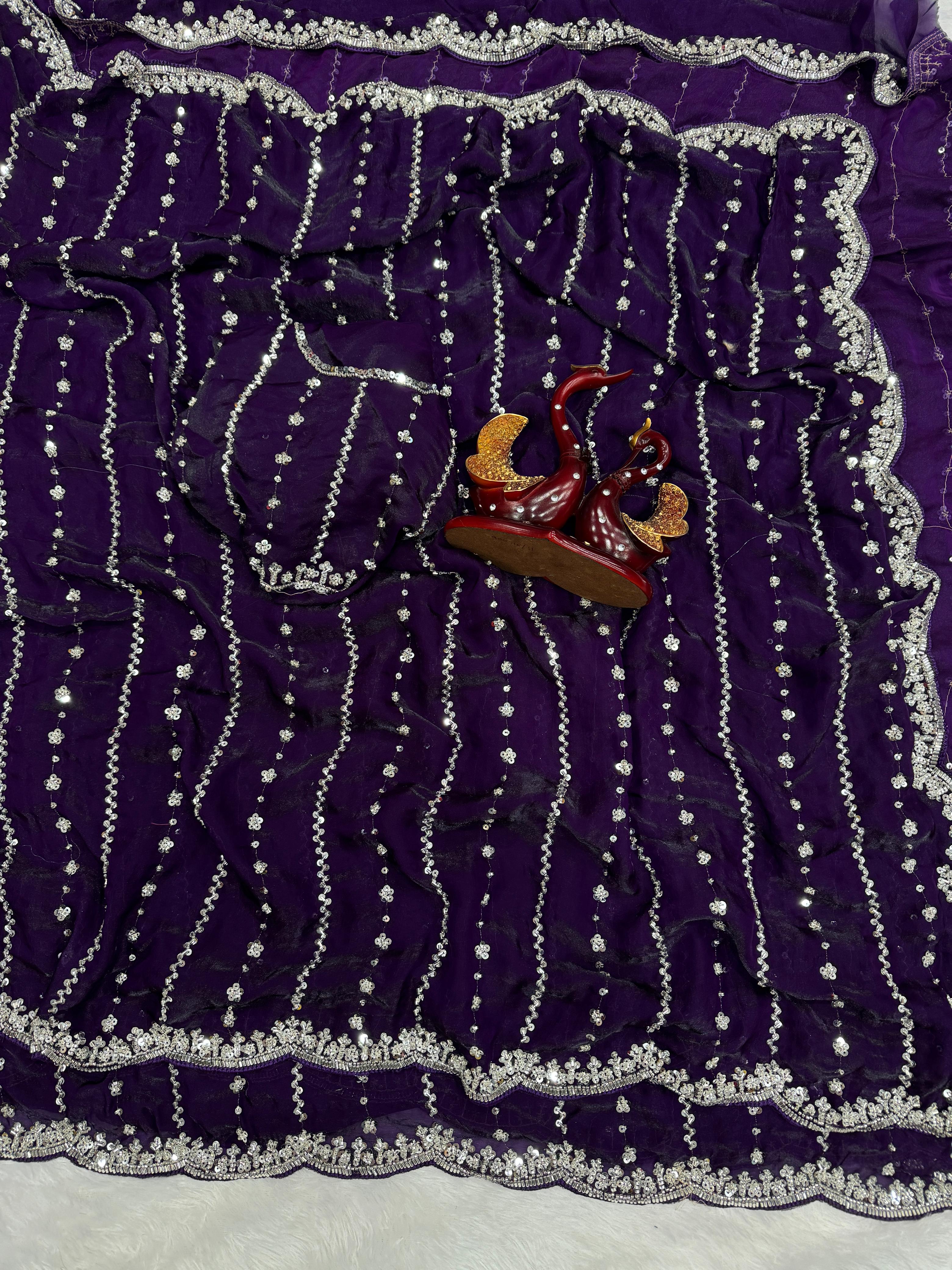 Sequins Saree