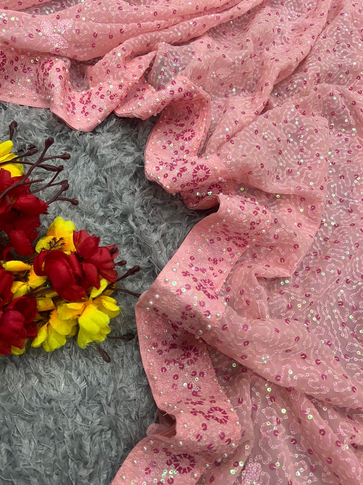 Sequins Saree