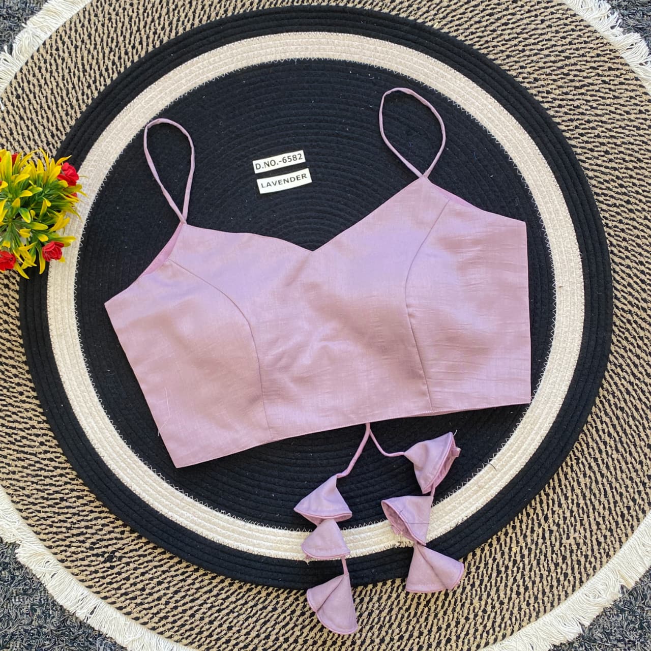 Lavender Pure Pure Soft Viscose Silk Sleevless Blouse Sleevless Blouse Anant Tex Exports Pvt.Ltd..