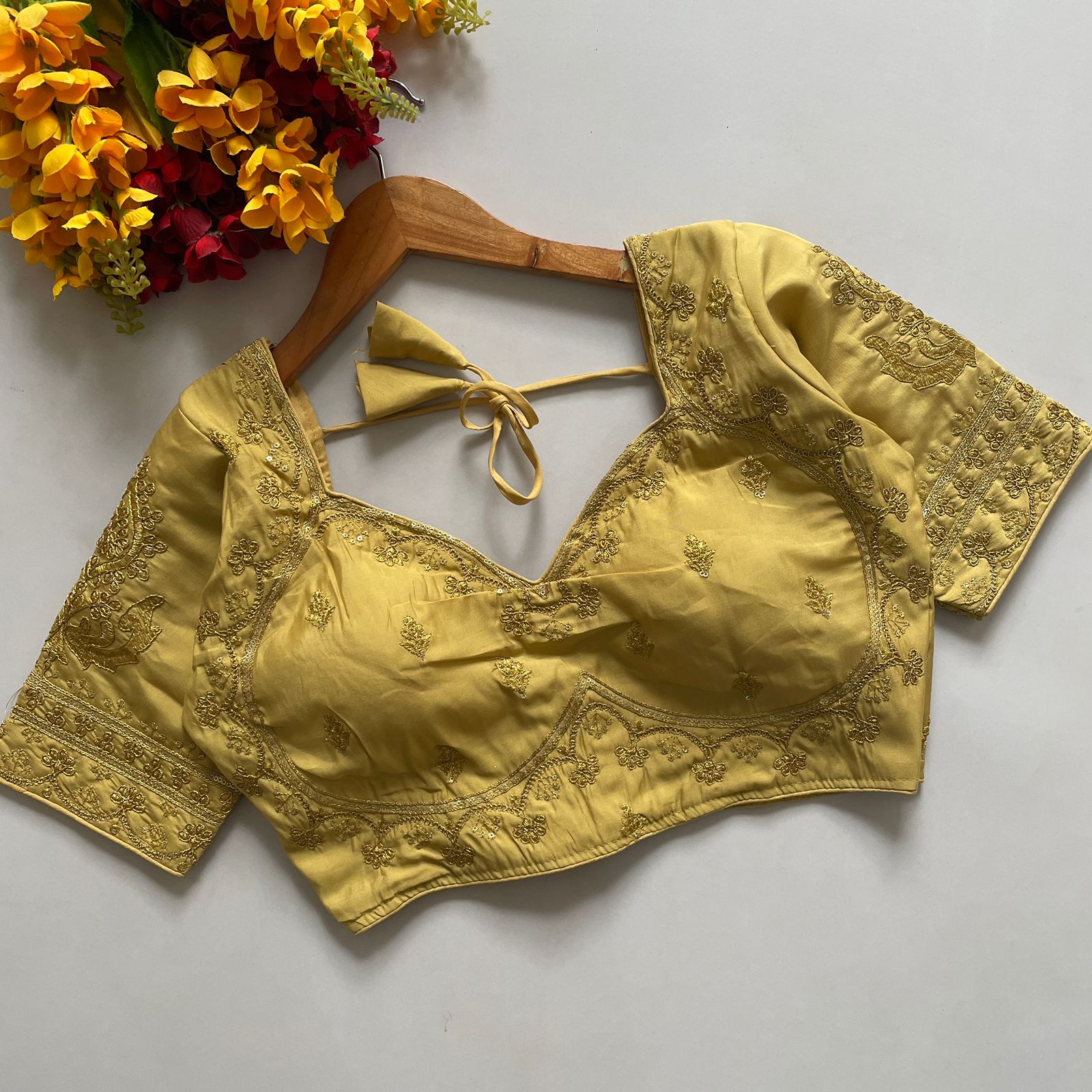 Royal Jodha Style Heavy Embroidered Bridal Blouse Jodha Style Blouse Anant Tex Exports Pvt.Ltd..